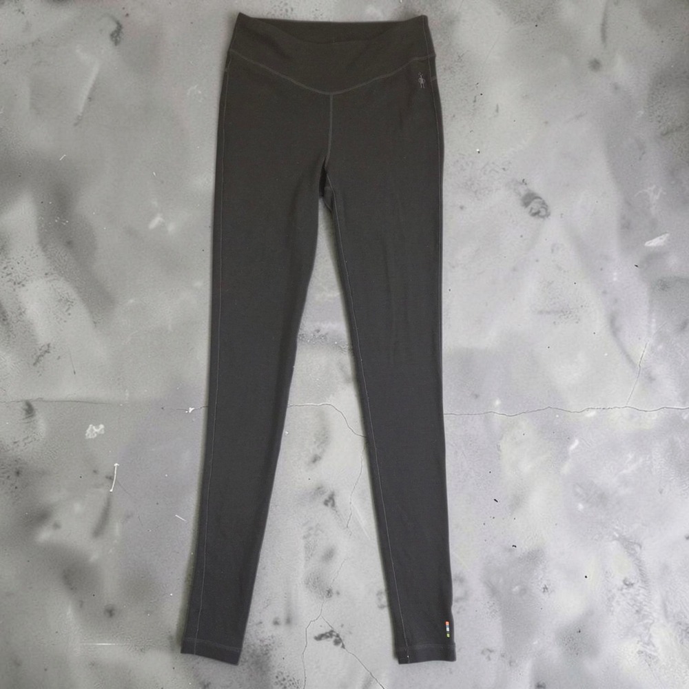 Smartwool Merino 250 Merino Base Layer Bottoms Black Leggings Womens Small
